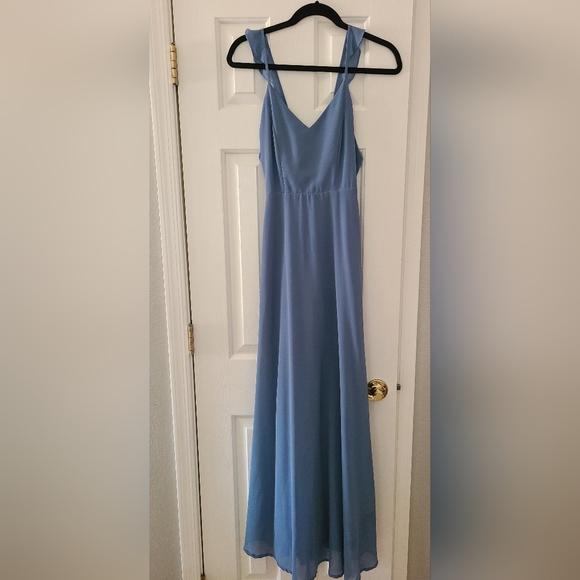 Lulus slate blue maxi dress XS - Picture 4 of 5
